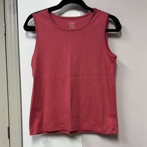 L.L. Bean Rose Tank Top, sz Med Reg